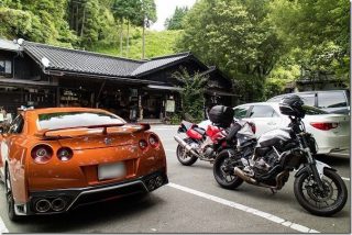 早朝ツーリング 岡本豆腐で朝食と筋湯うたせ湯