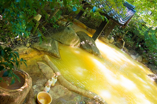筌の口温泉 旅館新清館の露天