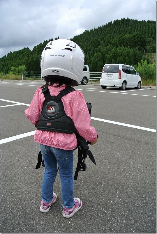 ５歳の子供にヘルメット