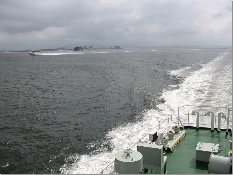 壱岐ツーリング、博多港からフェリー乗船、ビーナス