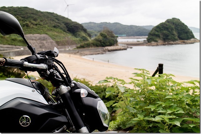 鷹島、白浜海水浴とバイクツーリング