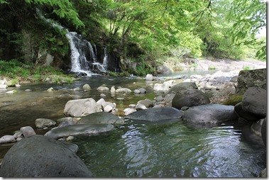 日田周辺をツーリング,琴平温泉の露天