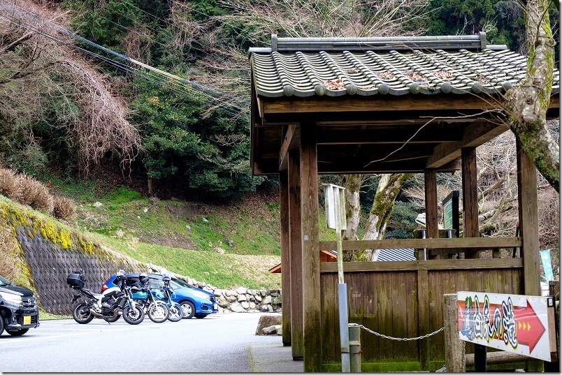 バイク（MT-07）で白糸の滝