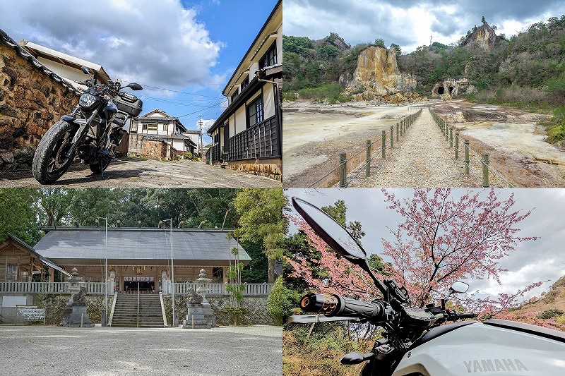 佐賀県　有田温泉・黒髪神社・乳待坊公園展望台をツーリング