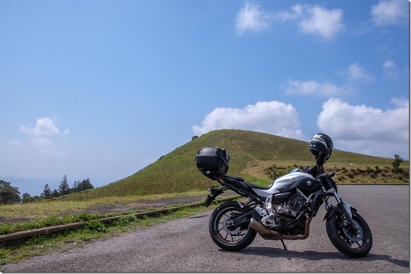 ツーリング、川内峠からの展望