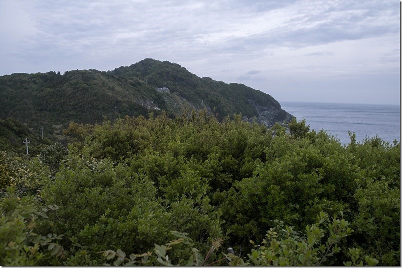 佐多岬、椿山展望台から駐車場までの距離