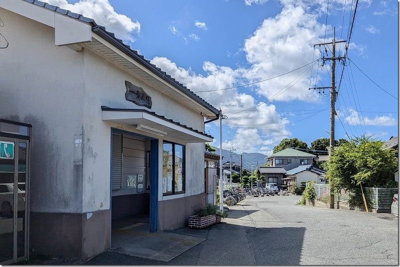 NHK 朝ドラ「おむすび」のロケ地。バイクで聖地巡礼。一貴山駅