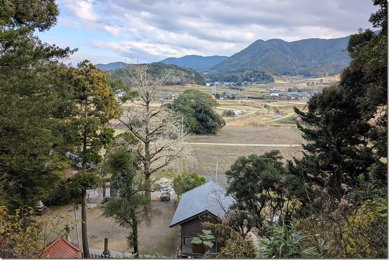 糸島 宇美八幡宮から見た展望