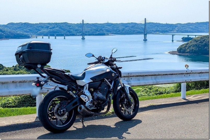 鷹島肥前大橋を渡って島の小さなキャンプ場 toto・ん・トコへバイクでソロキャンプ