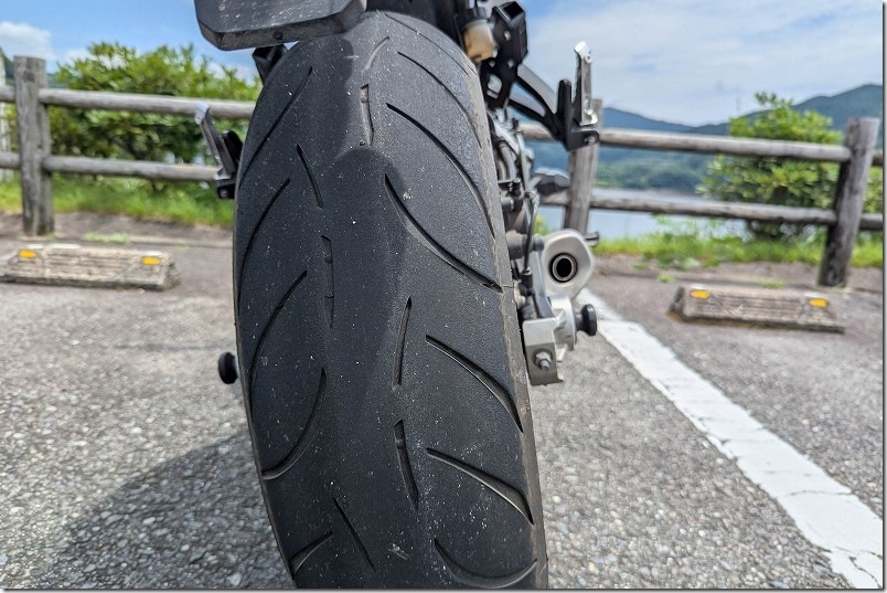 メッツラー M7RRの耐久性　8400Kオーバー【タイヤの寿命 リアタイヤ】