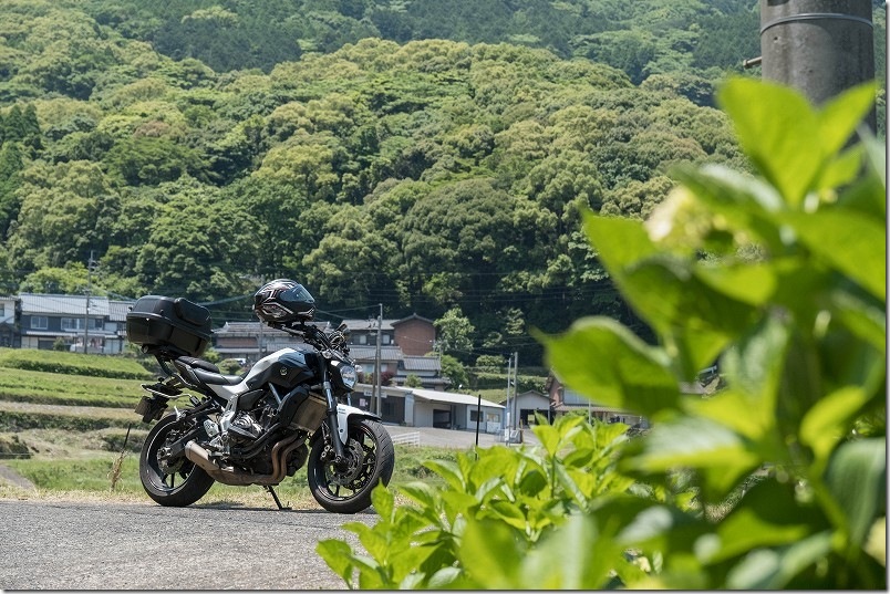 中田の棚田（すみやまの棚田）へバイクで