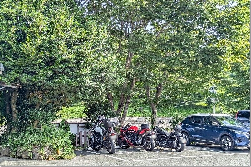 わいた温泉（豊礼の湯）へ到着 バイク ツーリング