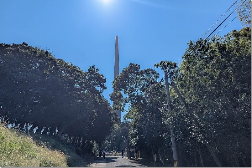 バイクで西海橋から針尾送信所へ