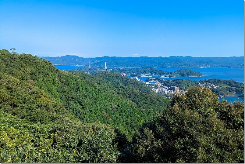 百合ケ岳公園展望台【大島の頂上へバイクで】