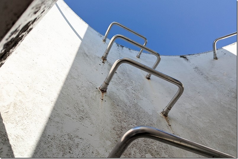 百合ケ岳公園展望台 ハシゴで登る