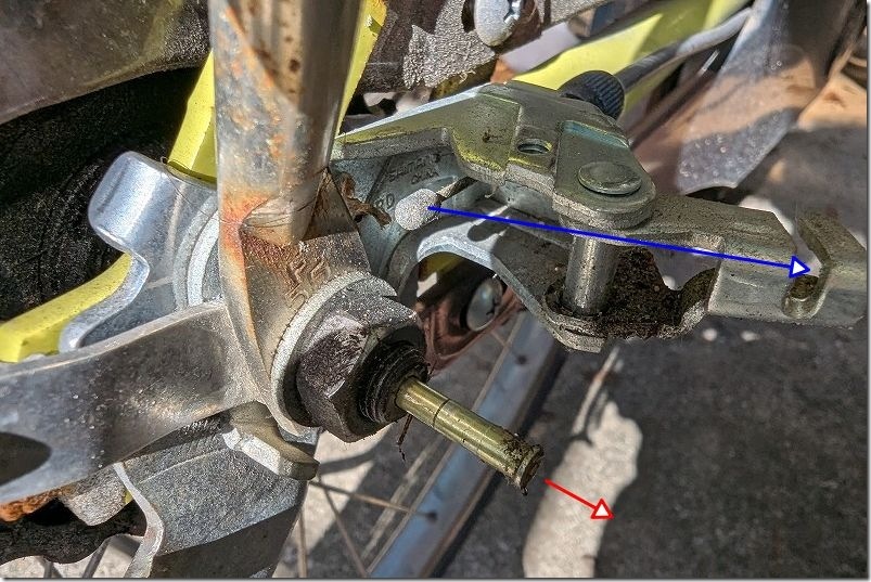 パナソニック 電動アシスタント自転車 リア変速機の取り外し パナソニック 電動アシスタント自転車 リア変速機の取り外し