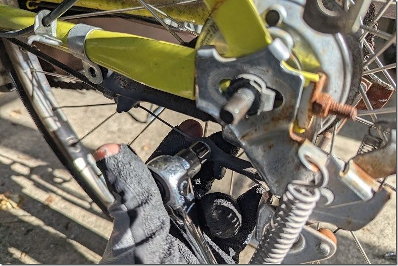 パナソニック 電動アシスタント自転車 リアブレーキ取り外し パナソニック 電動アシスタント自転車 リアブレーキ取り外し