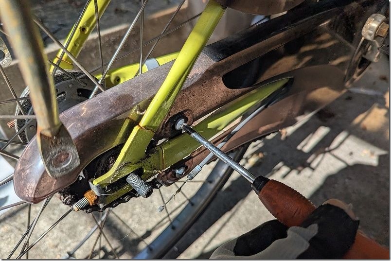 パナソニック 電動アシスタント自転車 チェーンカバー取り外し パナソニック 電動アシスタント自転車 チェーンカバー取り外し