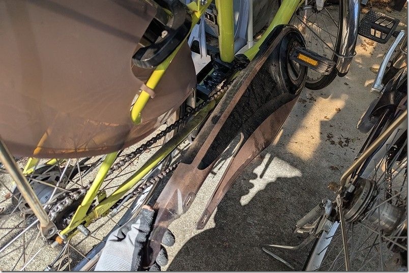 パナソニック 電動アシスタント自転車 チェーンカバー取り外し パナソニック 電動アシスタント自転車 チェーンカバー取り外し