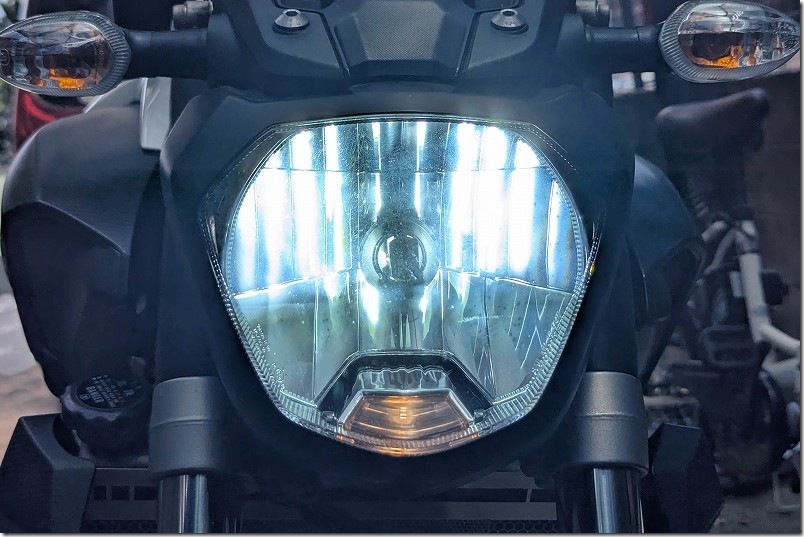 SUPAREE H4 led バイク ヘッドライト LO光量｜MT-07で使用