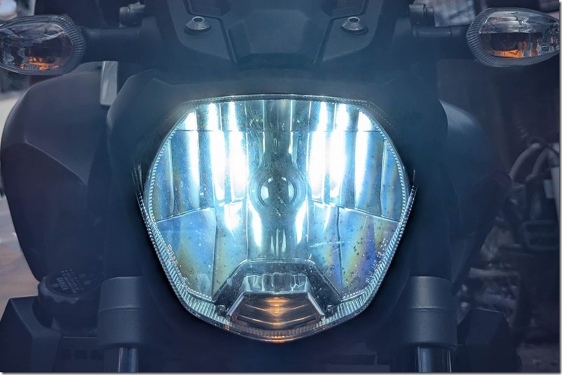 SUPAREE H4 led バイク ヘッドライト HI光量｜MT-07で使用