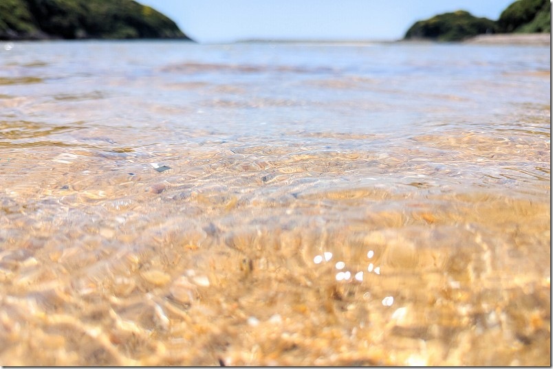 壱岐・ツインズビーチ（小水浜海水浴場）で水遊び｜バイクツーリング