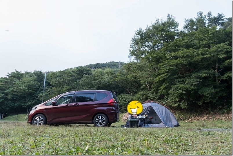 脊振山頂広場 キャンプ場の夏利用