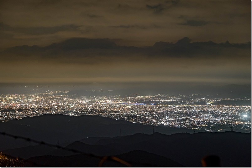 脊振山頂からの絶景｜夜景