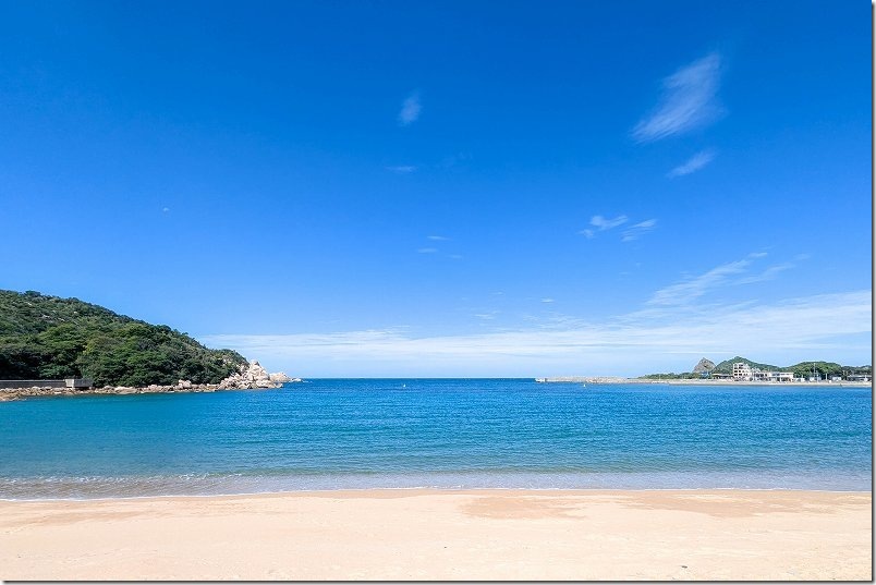 芥屋海水浴場からの青い空と青い海|糸島 芥屋海水浴場からの青い空と青い海|糸島