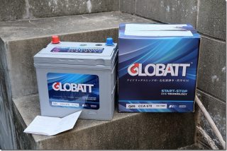 プレマシー バッテリー交換(Q-85 GLOBATT)