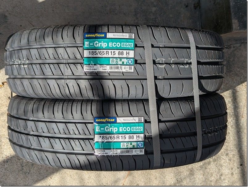 今回フリードに使用したタイヤ｜Goodyear EfficientGrip ECO EG02 7990円/本