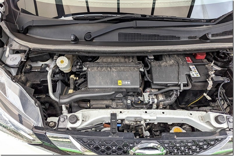エンジンルーム|デイズ(B43W・Sグレード・NA・2WD) エンジンルーム|デイズ(B43W・Sグレード・NA・2WD)